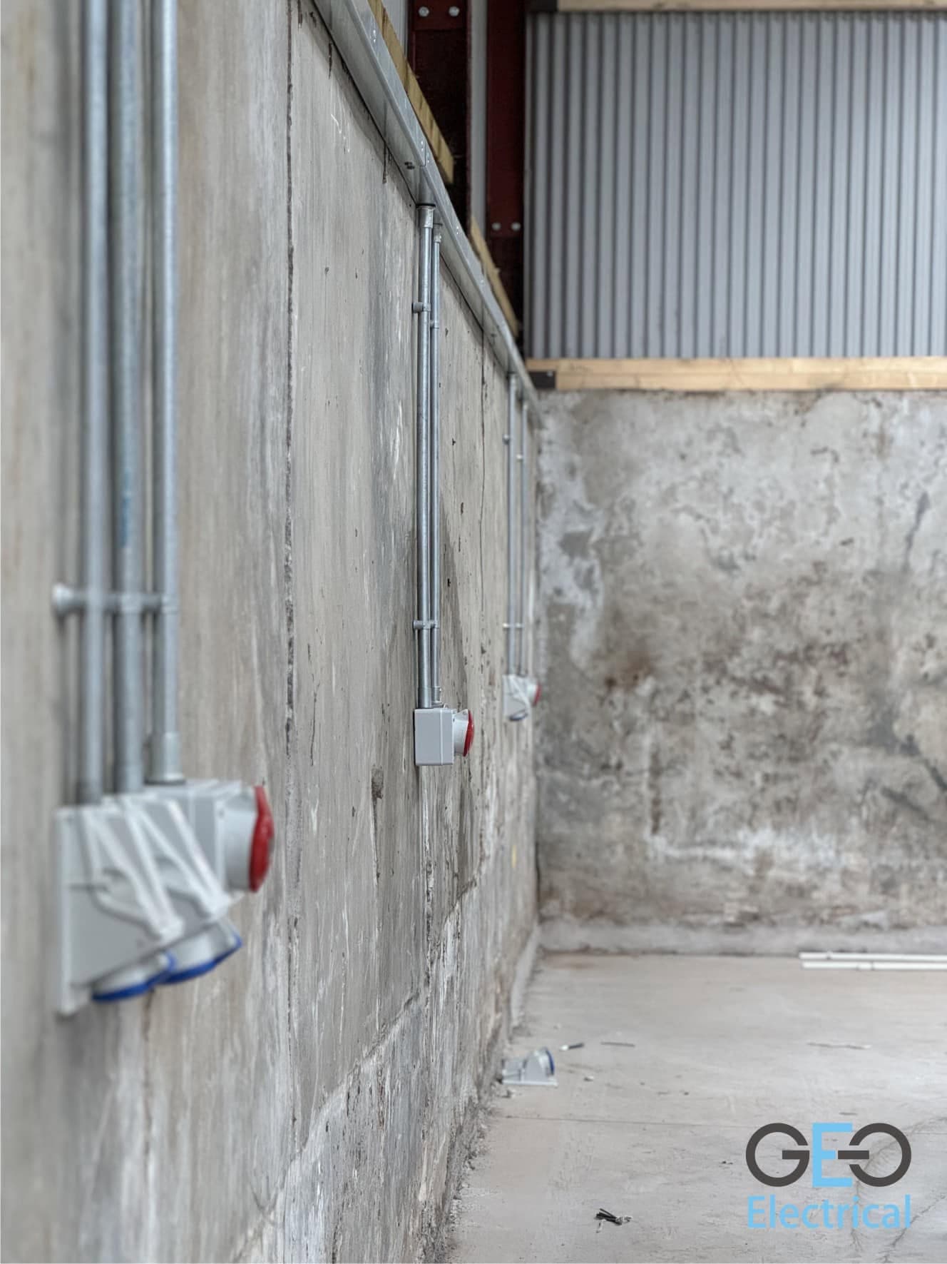 Cable containment and tray installation by GEO Electrical