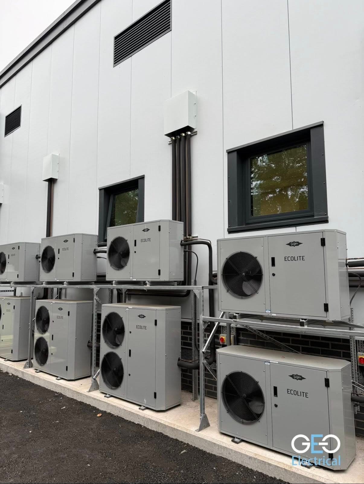 Plant room distribution and switchgear by GEO Electrical