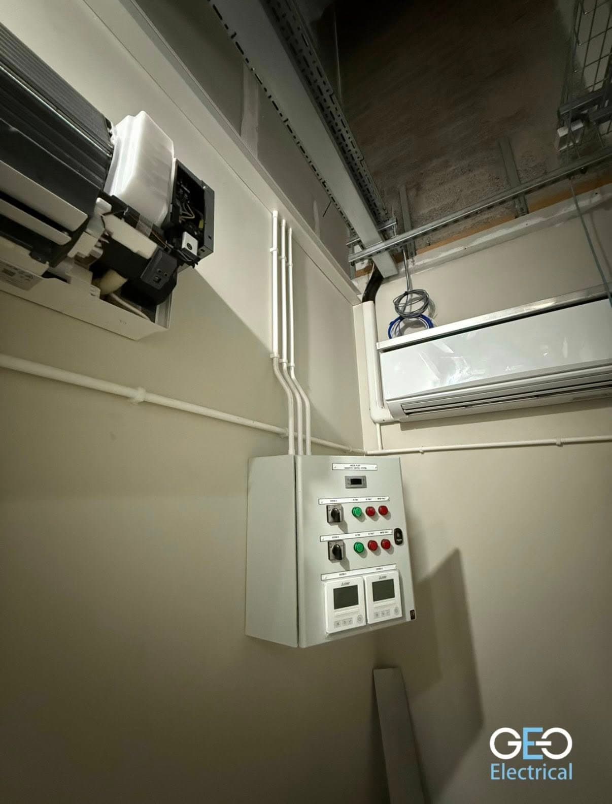 Cable containment and tray installation by GEO Electrical